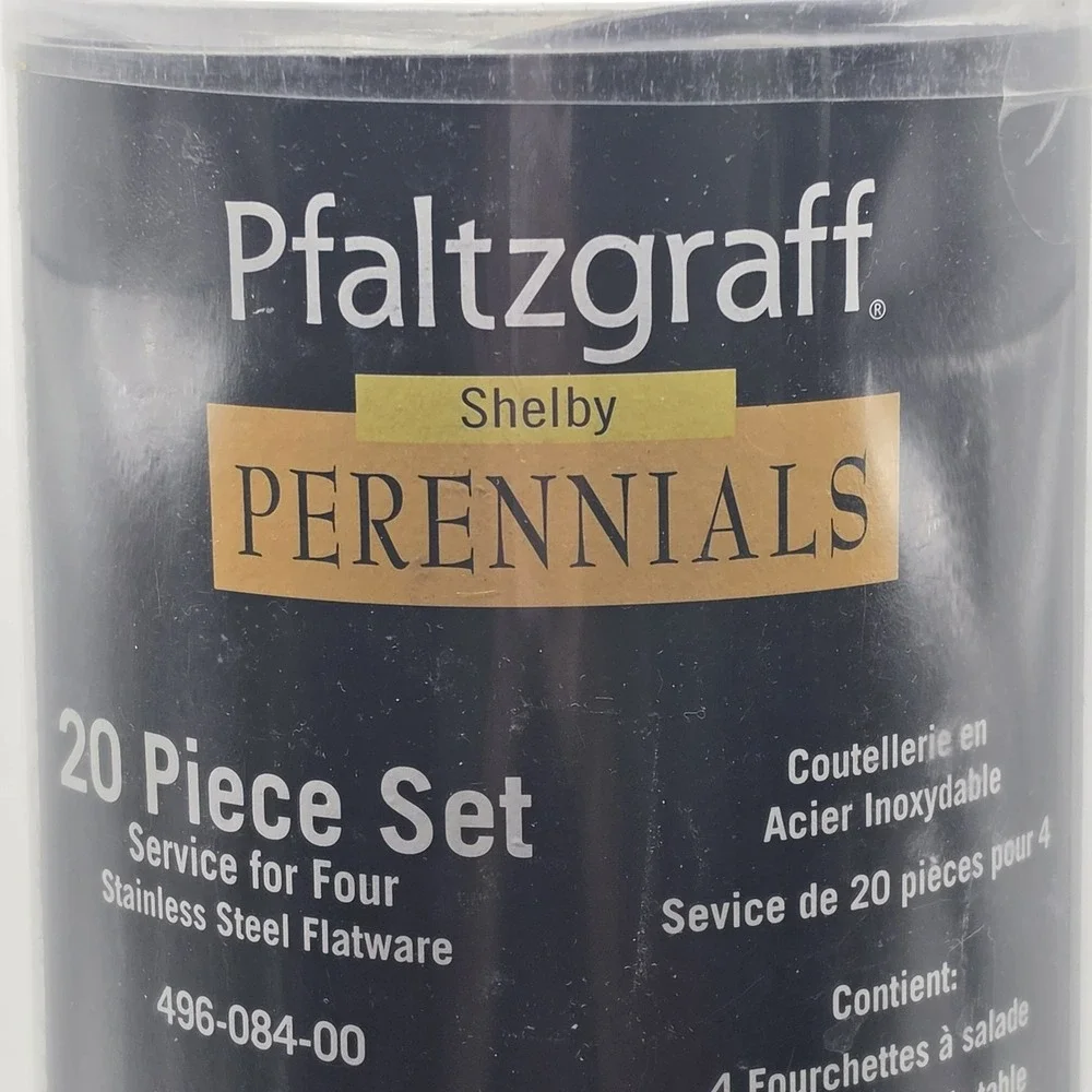 New Pfaltzgraff Perennials Shelby 20 Piece Set Service for 4 Floral Cottagecore